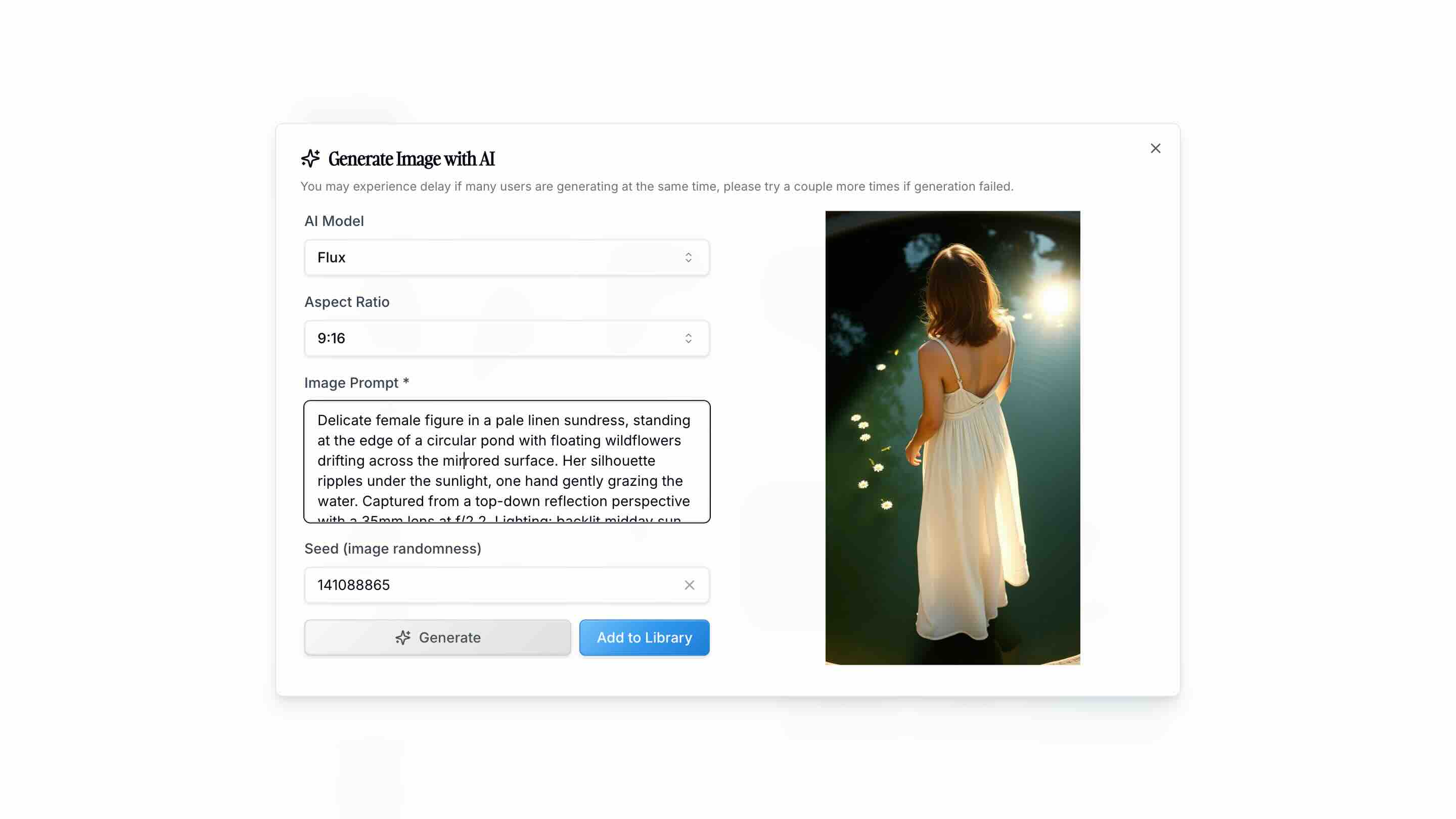 Asset library & AI image generator to get you started fast